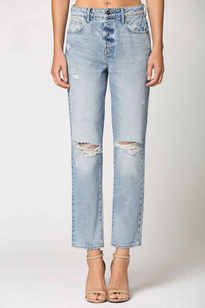 Tracey High Rise Straight Crop Jeans