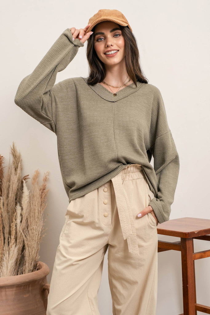 Autumn Pullover Knit Top